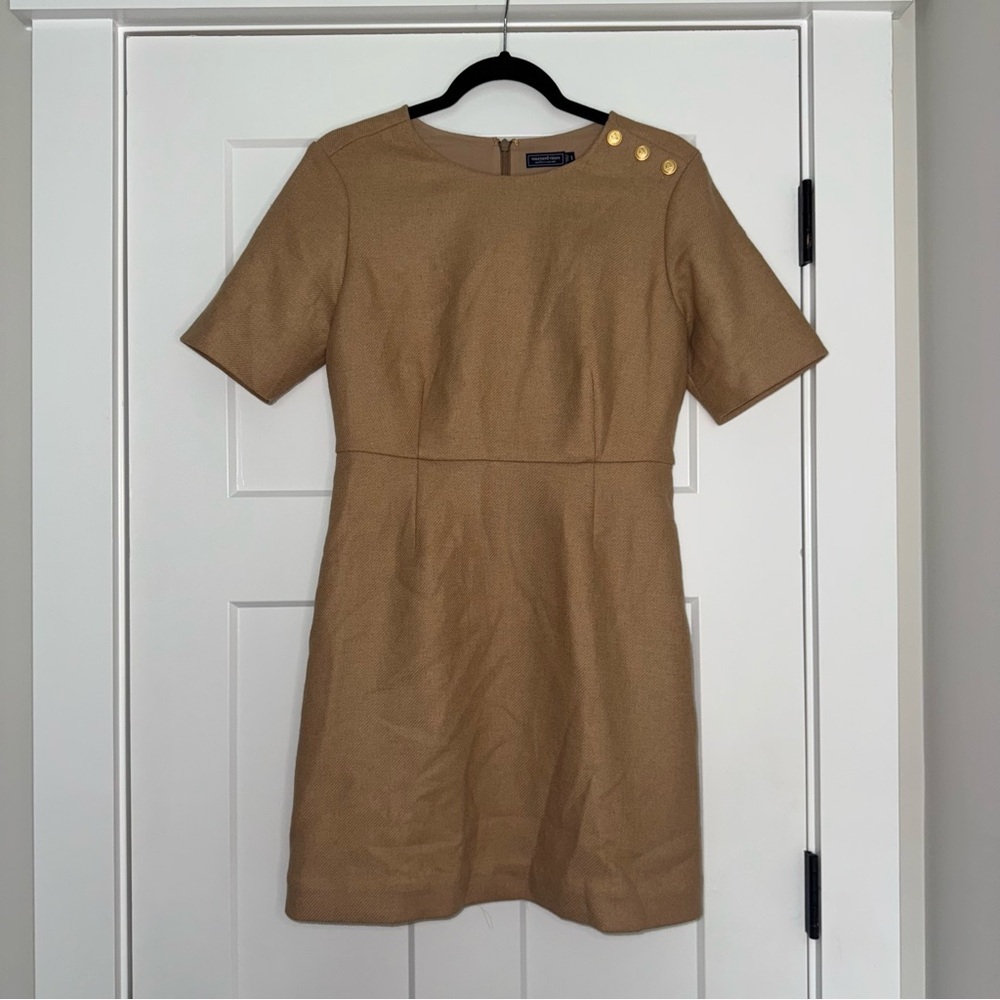 Vineyard Vines Tan Dress NWOT